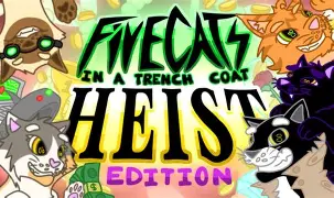 Five Cats In A Trench Coat: Heist Edition key art
